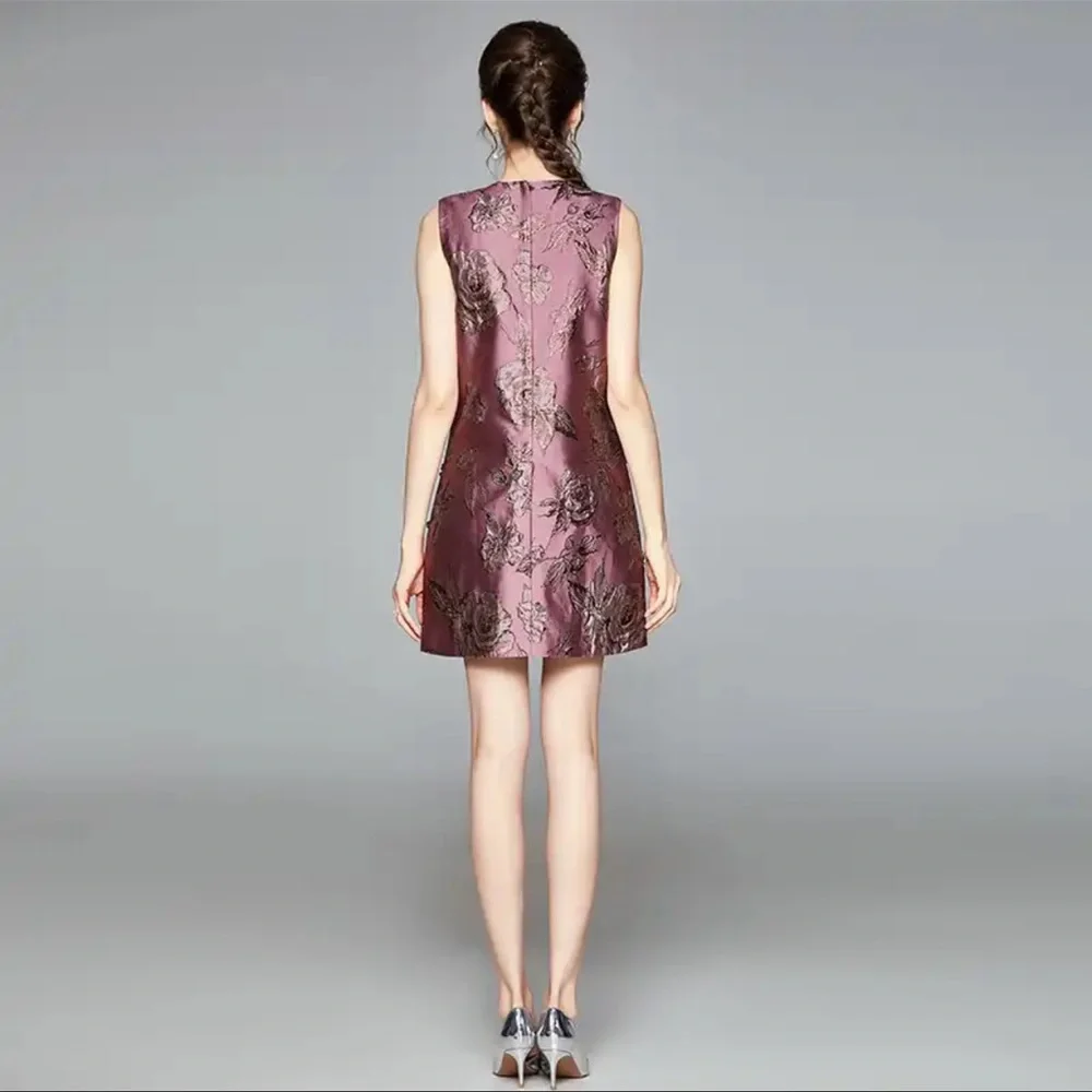 Embellished Satin Dress The Vivvy - Picture 7 of 14